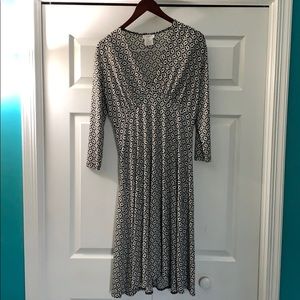 Black and white dress